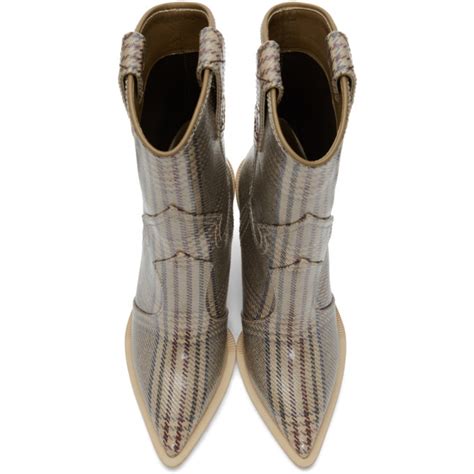 fendi boots sale cheap|fendi plaid cowboy boots.